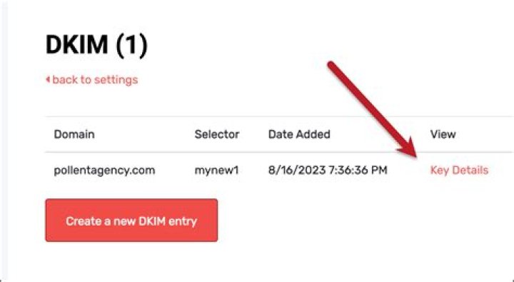 How do I generate a DKIM key